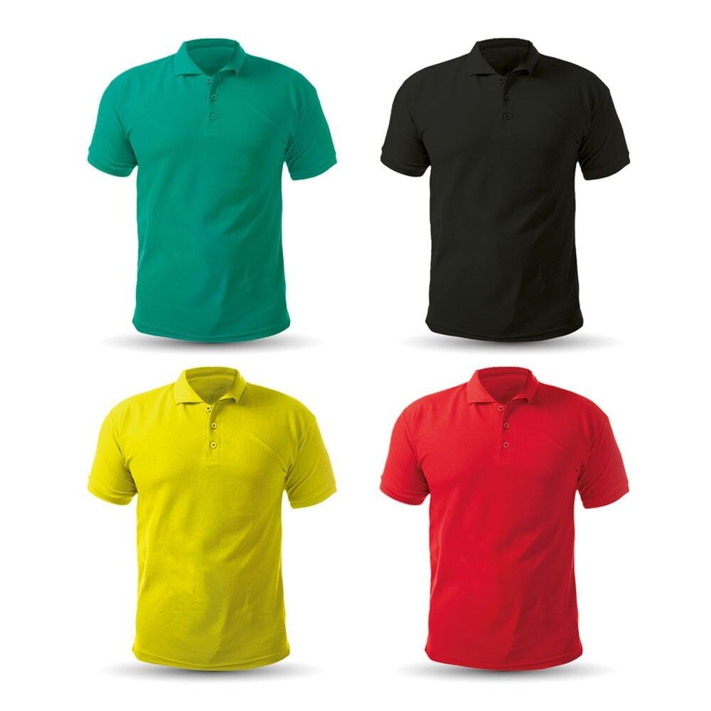 Manolya Polo Yaka T-Shirt (ÖZEL BASKI) XL - Yok - 25 adet - 15 x 20 cm Sırt ve Göğüs
