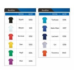 Fulya Crew Neck T-Shirt (SPECIAL PRINTING) 3XL - Single Panel Color (DTF) - 25 pieces - 20 x 28 cm Back Print