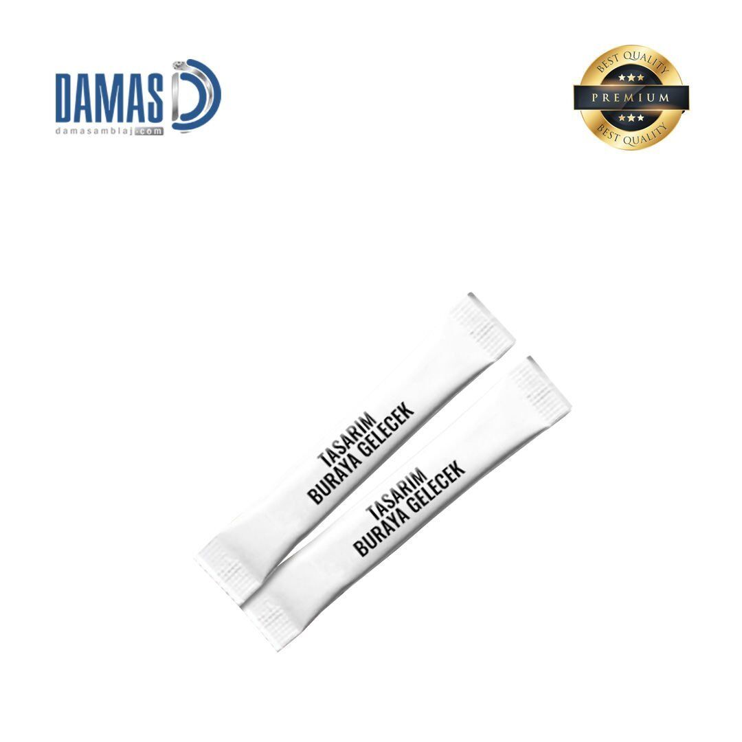 Stick Şeker Beyaz 4 gr ( Baskılı )
