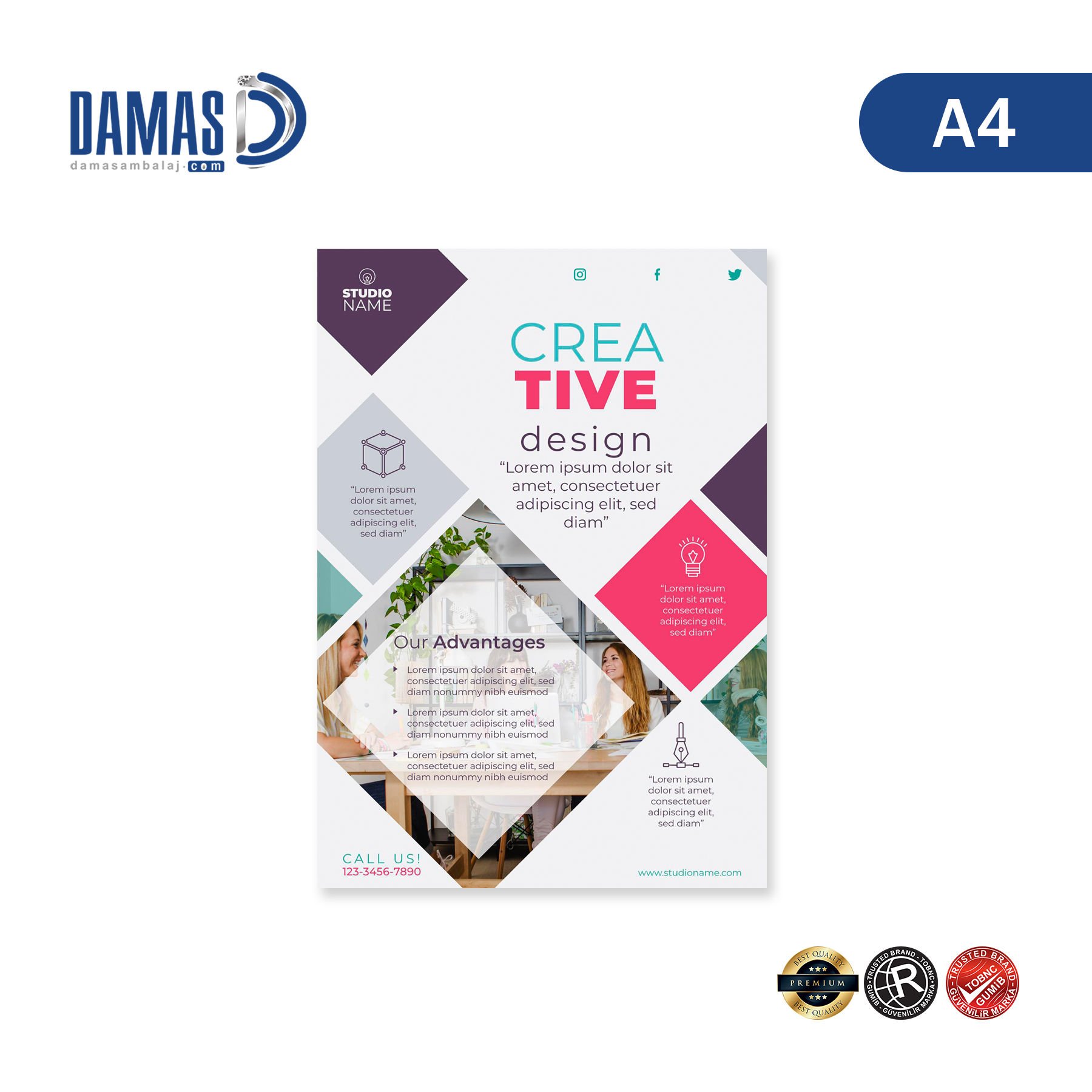 El İlanı Tek Yön Özel Baskı (Kuşe 105gr)