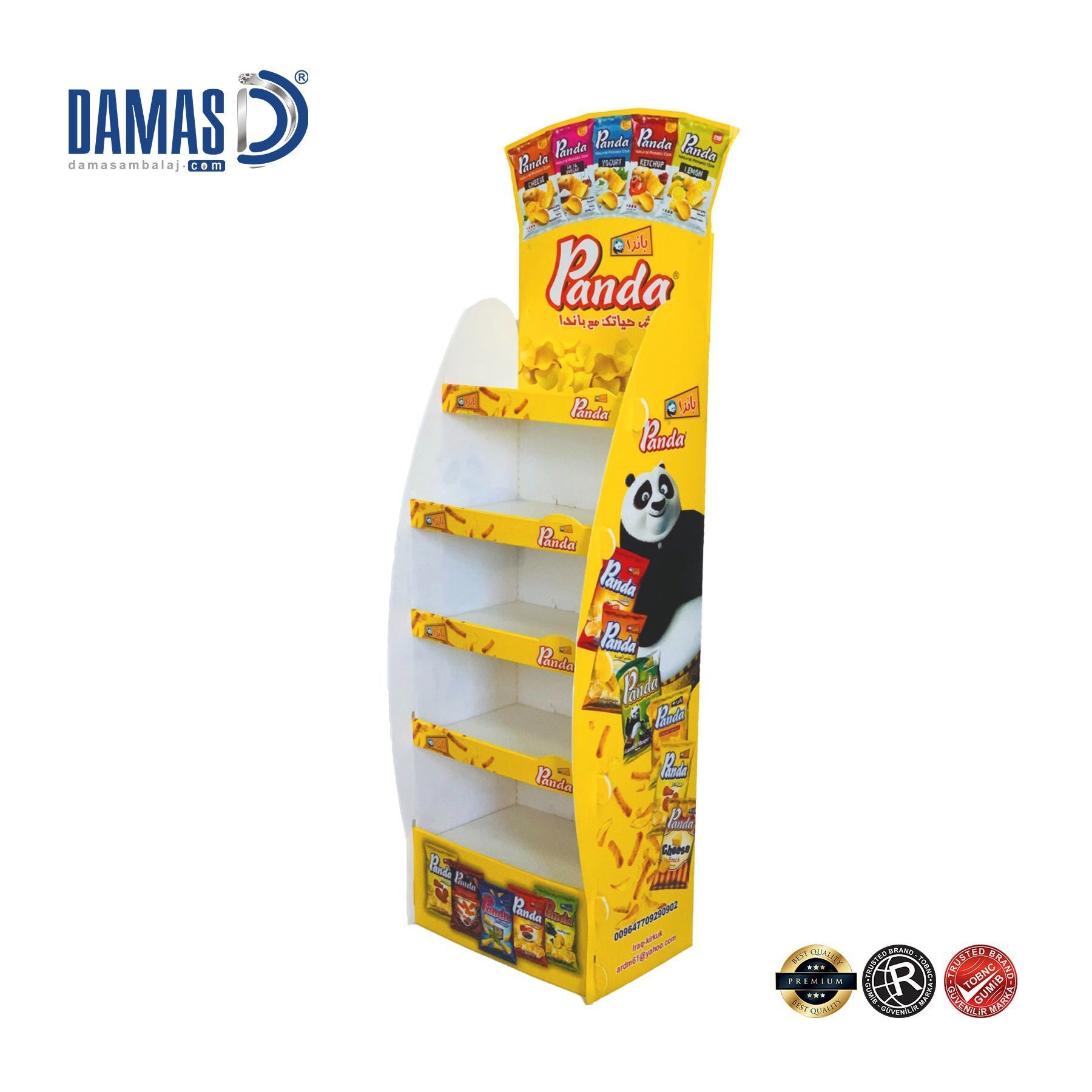 PP Oluklu Standlar 60x34x187 cm - 600 adet