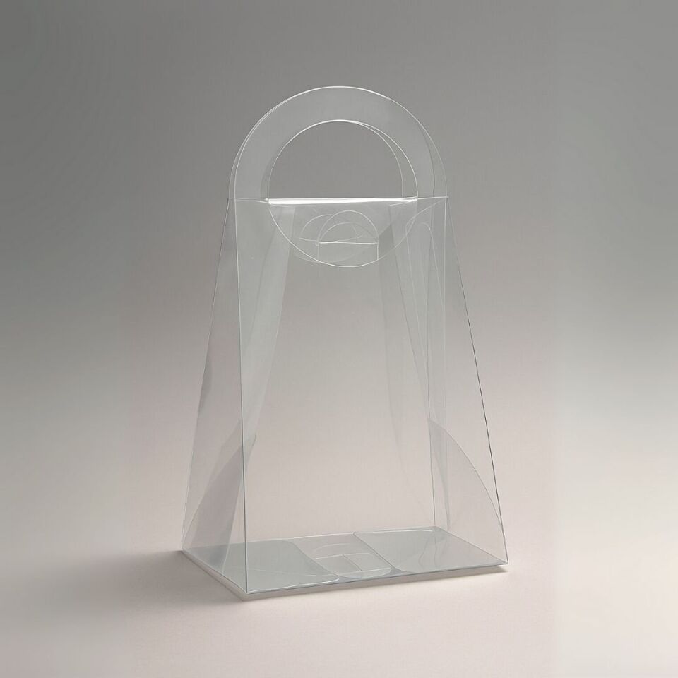 Şeffaf Asetat Çanta 250 Adet - 8 x  11 x 3 cm