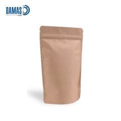 كيس كرافت دويباك الألومنيوم مقفل  (غير مطبوع)