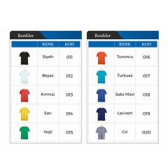 GARDENYA SIFIR YAKA T-SHİRT