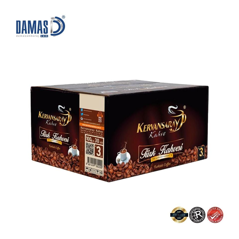 Oluklu Mukavva Ofset Baskı ( 5 Katlı ) 29x26,5x17,5 cm - 1.000 adet