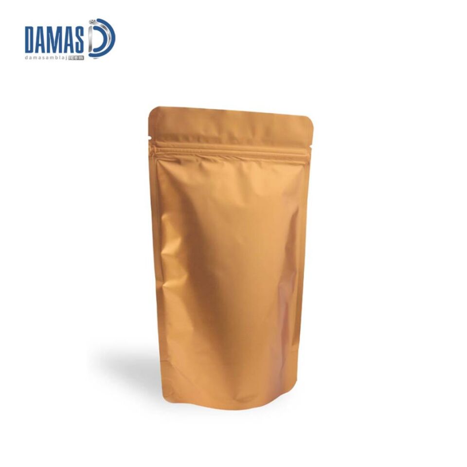 Mat Alüminyum Kilitli Doypack (Baskısız)