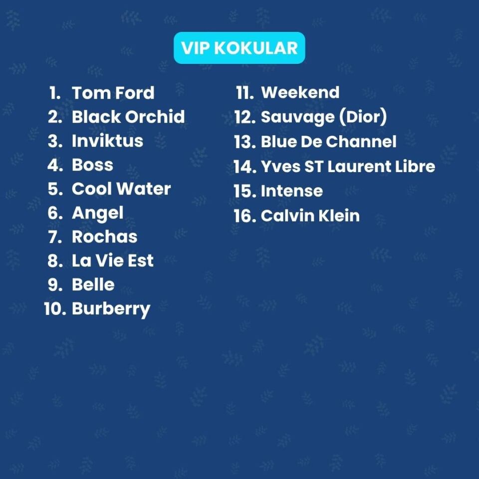 Promosyon Oto Kokusu 10.000 adet - VIP Parfüm