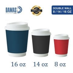 double wall paper Double Colored Paper Cup (Unprinted)