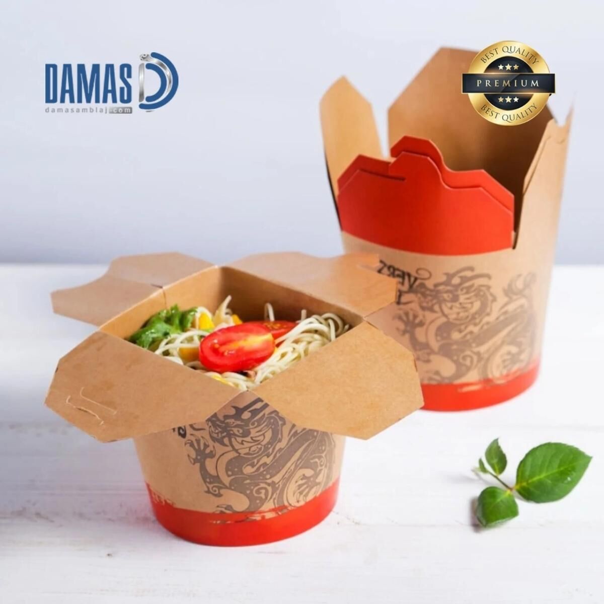 Noodle Box Kraft (Printed / Unprinted)