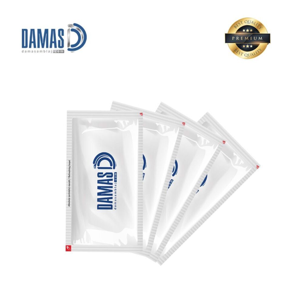 Islak Mendil (Dijital Baskı) Çok Renk - 2.500 Adet - 7x14 cm - Limon