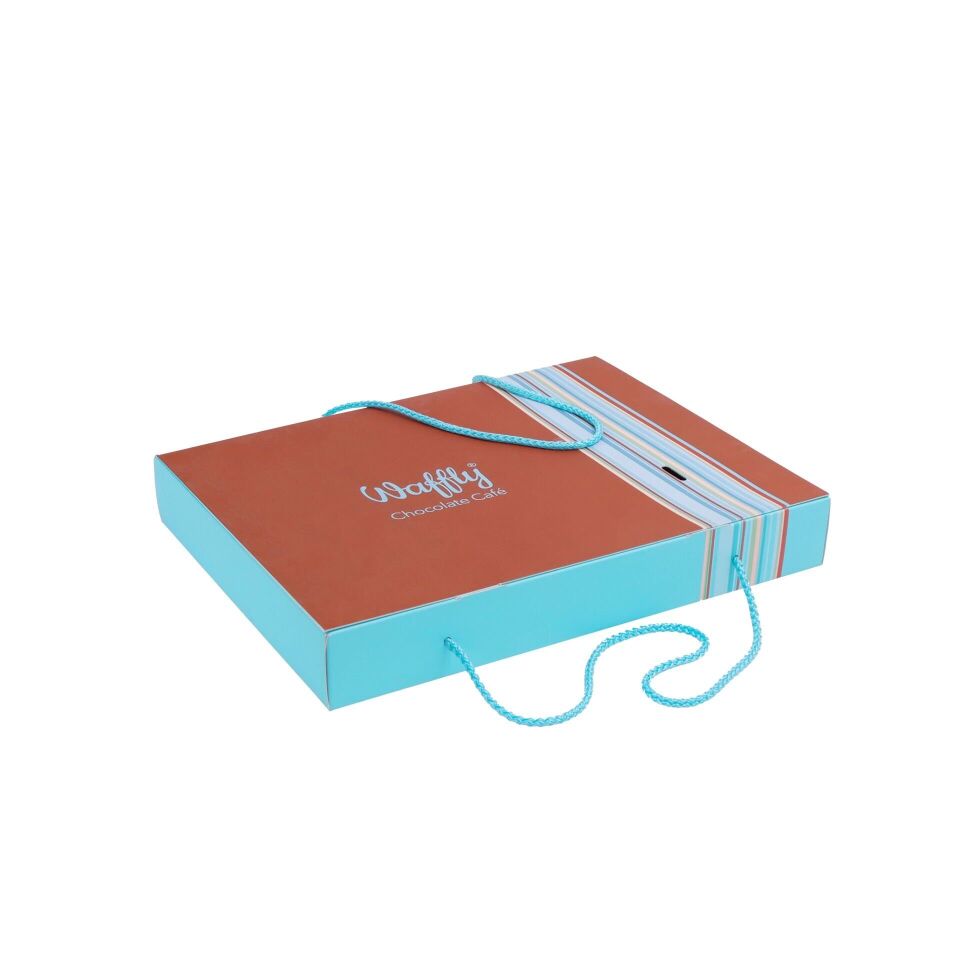 Waffle Kutusu - Kitap Kutu Kapaklı (Altılı L) Kaliteli - 10.000 adet