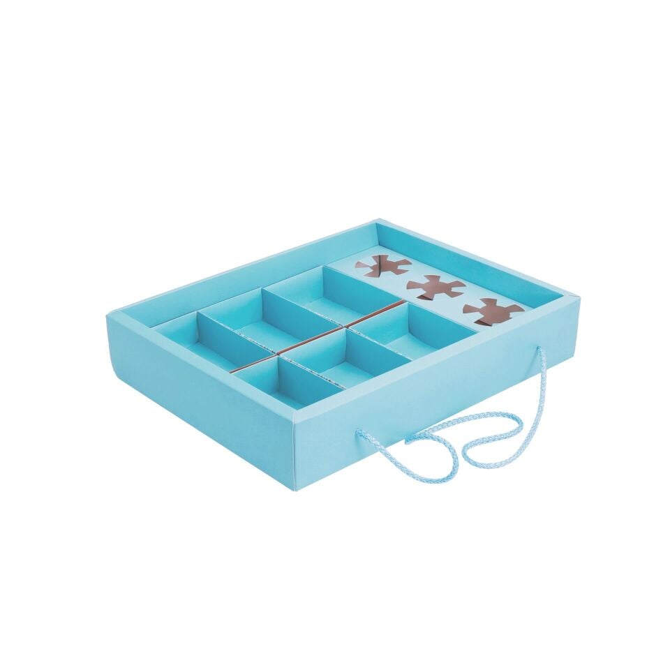 Waffle Kutusu Çikolata (Altılı L) Ekonomik - 1.000 adet