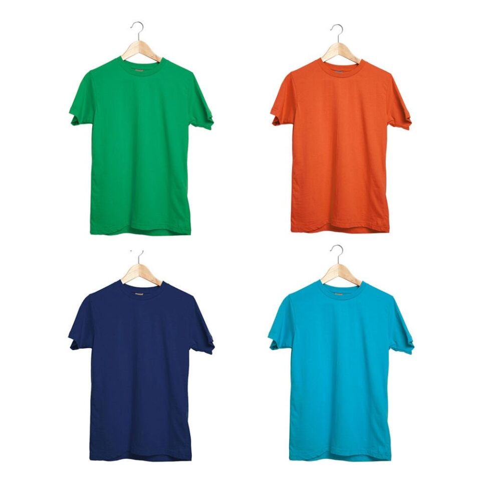 Fulya Bisiklet Yaka T-Shirt (ÖZEL BASKI) 3XL - Nakış - 25 adet - 15 x 20 cm Sırt ve Göğüs