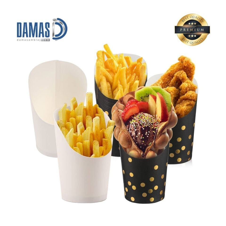 Waffle Box Beyaz (Baskılı / Baskısız)