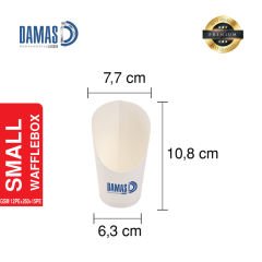 Waffle Box Beyaz ( Baskılı / Baskısız ) S - 7,7 x 10,8 x 6,3 cm - Baskılı - 250.000 adet