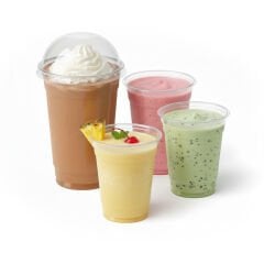 كوب بلاستيك شفاف غير مطبوع (عادي)