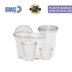 Şeffaf Plastik Bardak PET Baskısız (Normal) 8 oz 250 cc - 10.000 adet