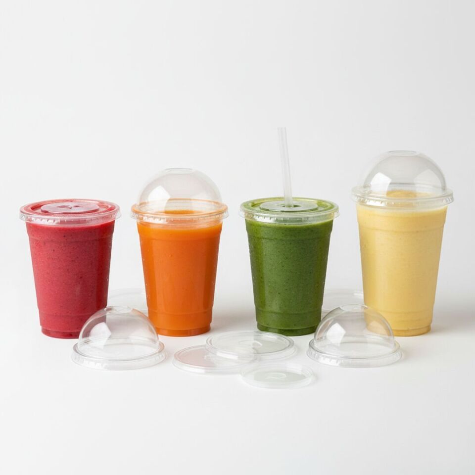 Şeffaf Plastik Bardak Pet Baskısız ( Kaliteli )