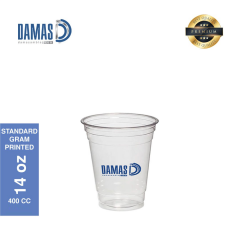 Şeffaf Plastik Bardak Pet Baskılı ( Normal )