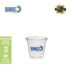 Şeffaf Plastik Bardak Pet Baskılı ( Normal )