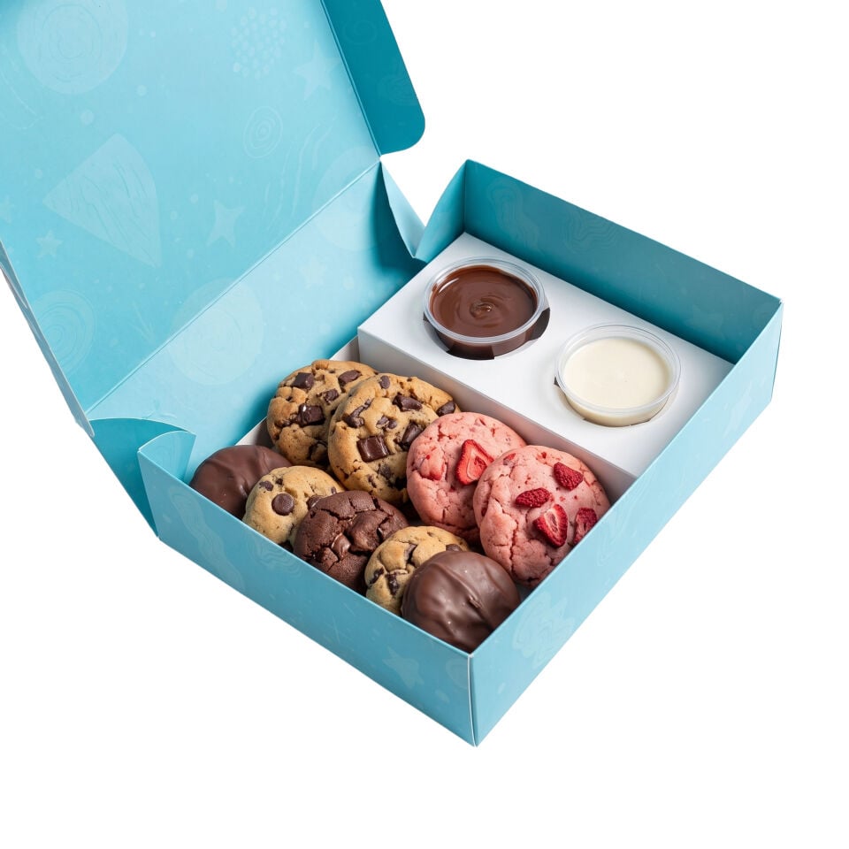 Dessert Box with Sauce Holder