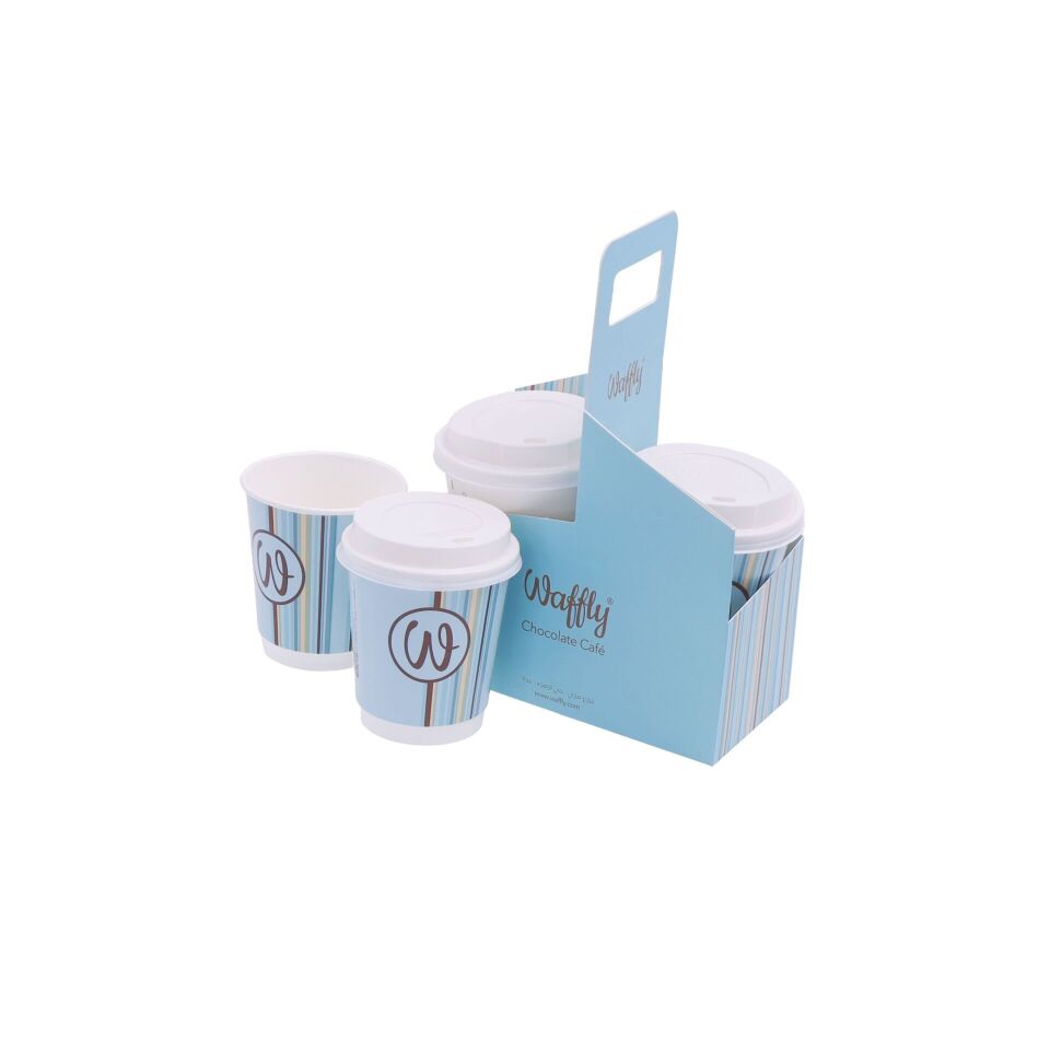 Printed Paper Cup Carrier – BTC202501