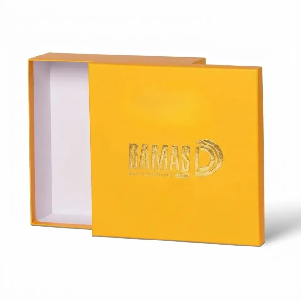 Premium rigid box lids with foil stamping