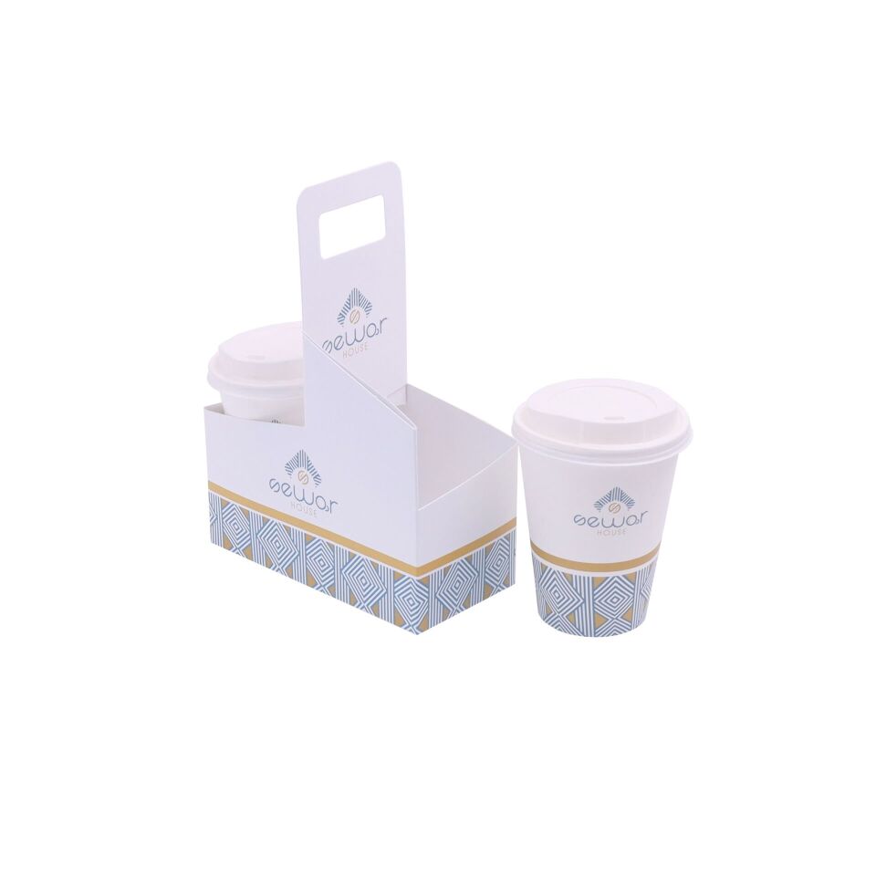 Karton Bardak Taşıyıcı Baskılı BTC202501 15.000 adet - 8-16 oz