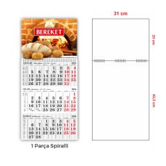 Gemici Takvimi Spiralli Ala-04 (ÖZEL BASKI)
