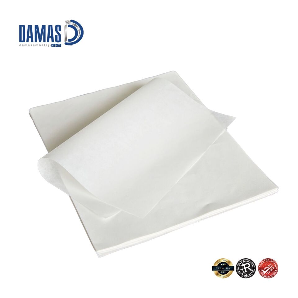 Ambalaj Kağıdı Beyaz Sülfit - 35x50 cm - Tek Renk - 500 kg
