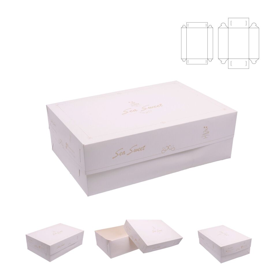 Pasta Kutusu DMPK-001 (Baskılı) 3.000 adet - 36x15x25 cm - İç Dış Selefonlu