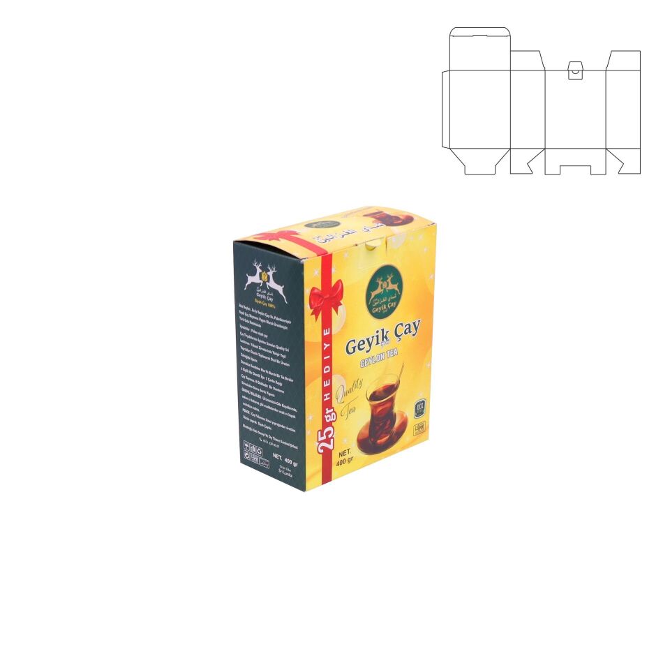 Karton Kutu KK09 (Üst Kilitli Katlanır) 2.000 adet - 9,9X9,4X11 cm - Mat Selefon