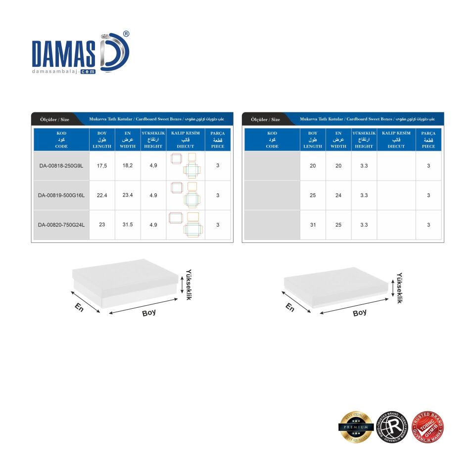 Tatlı Kutular ( Kutu Kapak )