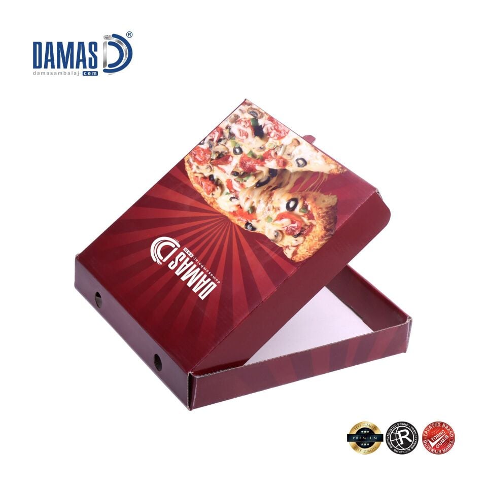 Pizza Kutusu ( Özel Ofset Baskı ) 30,7x30x4 cm - 10.000 adet
