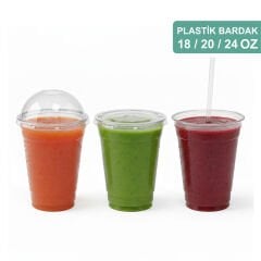 Şeffaf Plastik Bardak Pet Baskısız ( Normal )