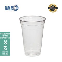Şeffaf Plastik Bardak PET Baskısız (Normal) 24 oz 700 cc 14 gr - 10.000 adet
