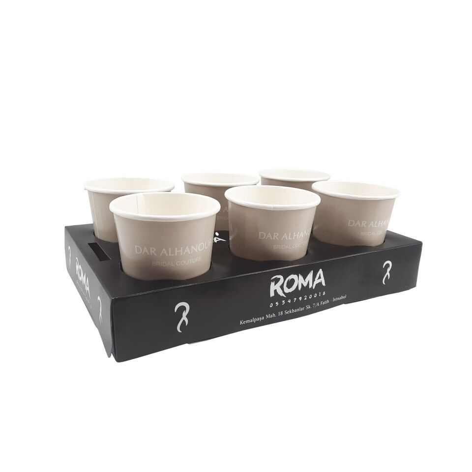 Karton Bardak Taşıyıcı ( Normal ) 26,6x25,4x3,5 cm - 10.000 adet