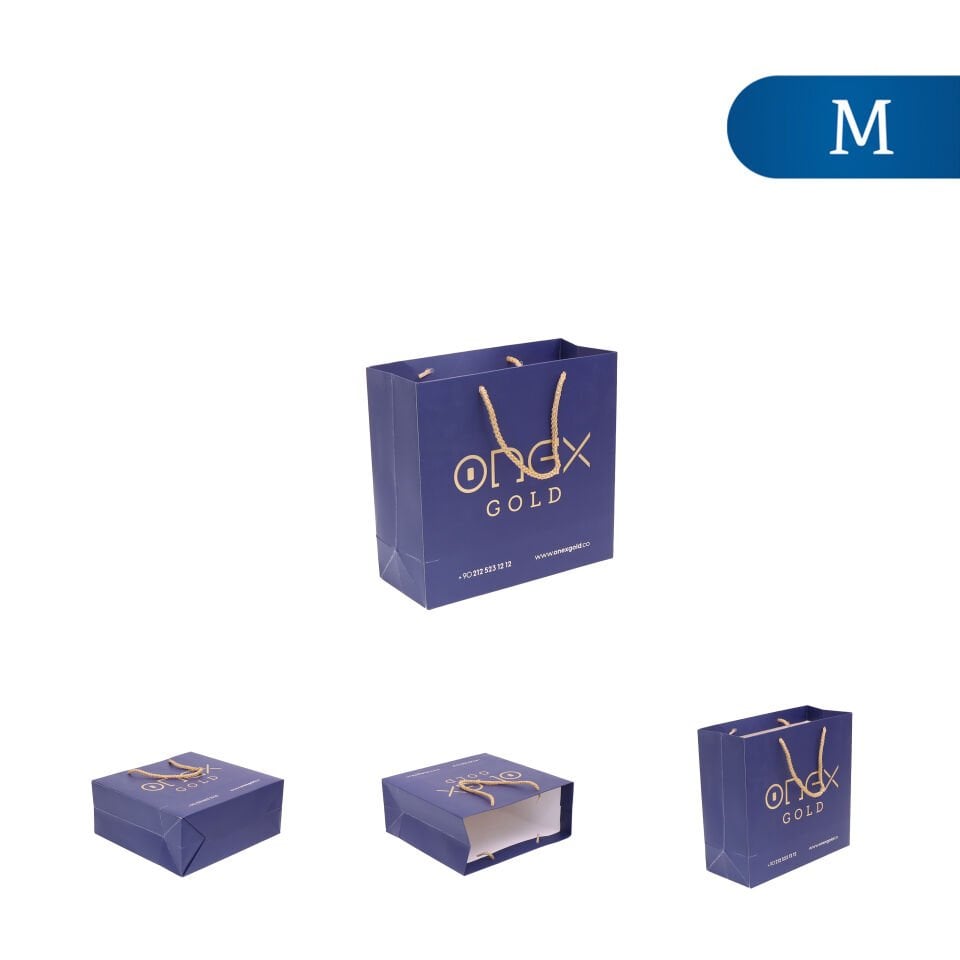 İpli Karton Çanta Baskılı ( M-D4564 )
