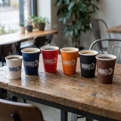 Kabartmalı Karton Bardak