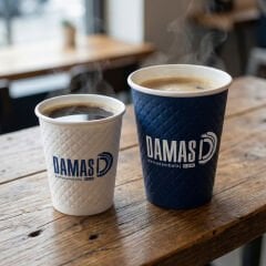 أكواب كرتون نافرة