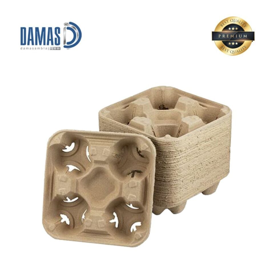 Cardboard Cup Carrier Set of 4