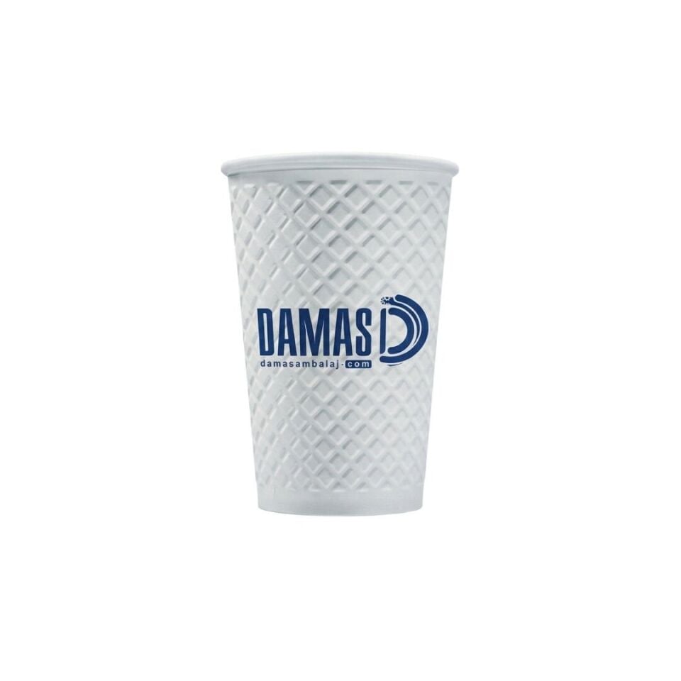 Kabartmalı Karton Bardak 5.000 adet - 12 oz
