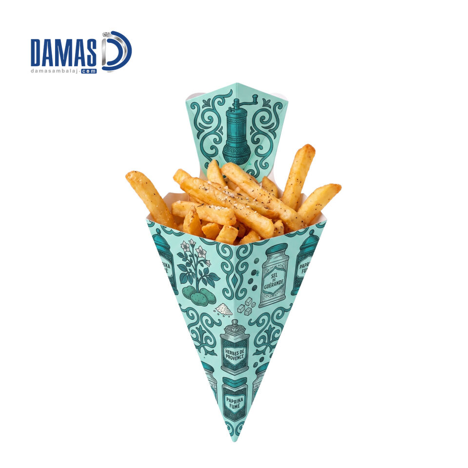 Patates Kutusu Özel Tasarım 8x8x30,5 cm  - 20.000 adet