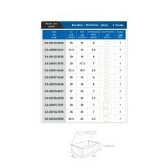 Karton Kurabiye Kutusu DMSKK-02