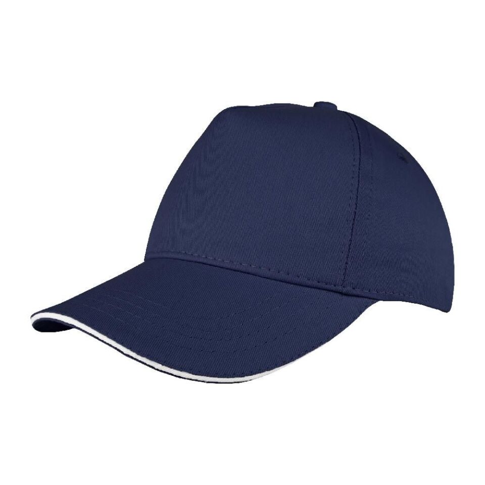 (قبعة قطنية بواقٍ ساندويتش – (طباعة خاصة