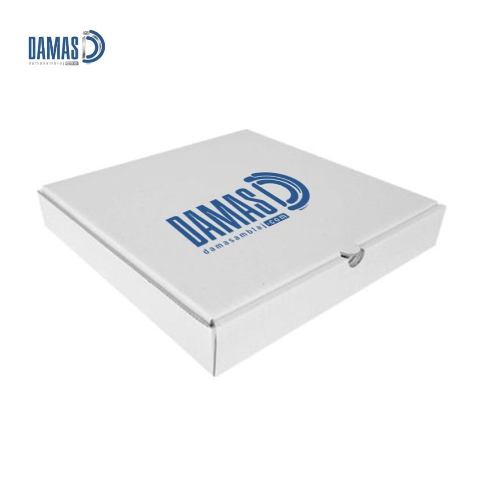 Pizza Box White (Custom Logo Print)