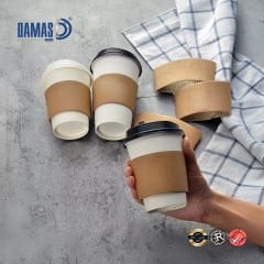 غلاف كرافت للأكواب بدون طباعة