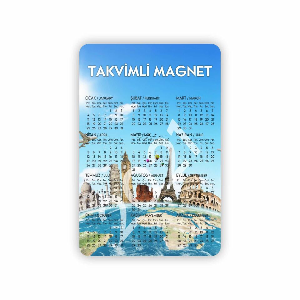 Takvimli Magnet 1.000 adet
