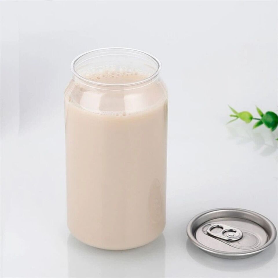 Metal Kapaklı PET Bardak/Kavanoz 250 ml  - Gıda Kapağı - 1.200 adet