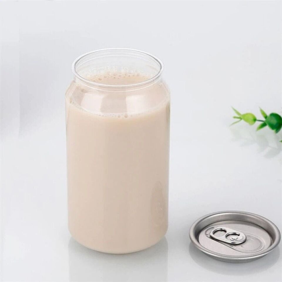 Metal Kapaklı PET Bardak/Kavanoz 330 ml - Gıda Kapağı - 1.200 adet